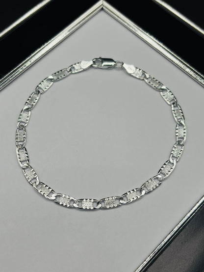 S925 Silver Anchor Bracelet