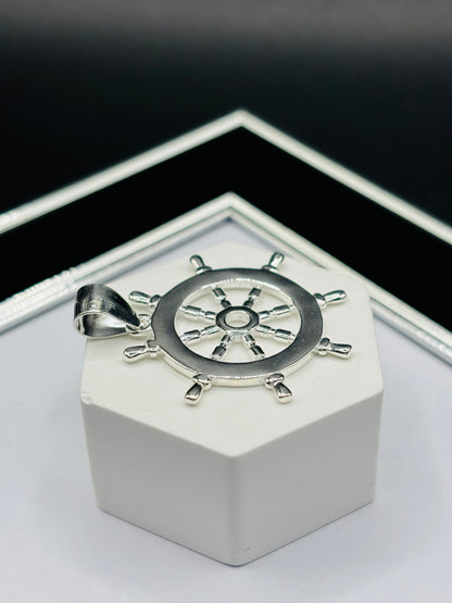 S925 Silver Helm Pendant