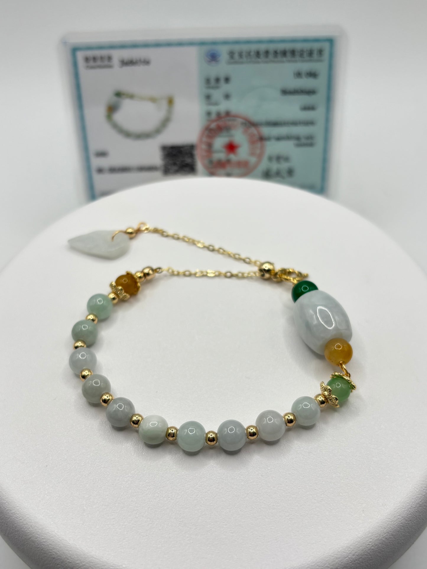 Natural Jade with Certificate