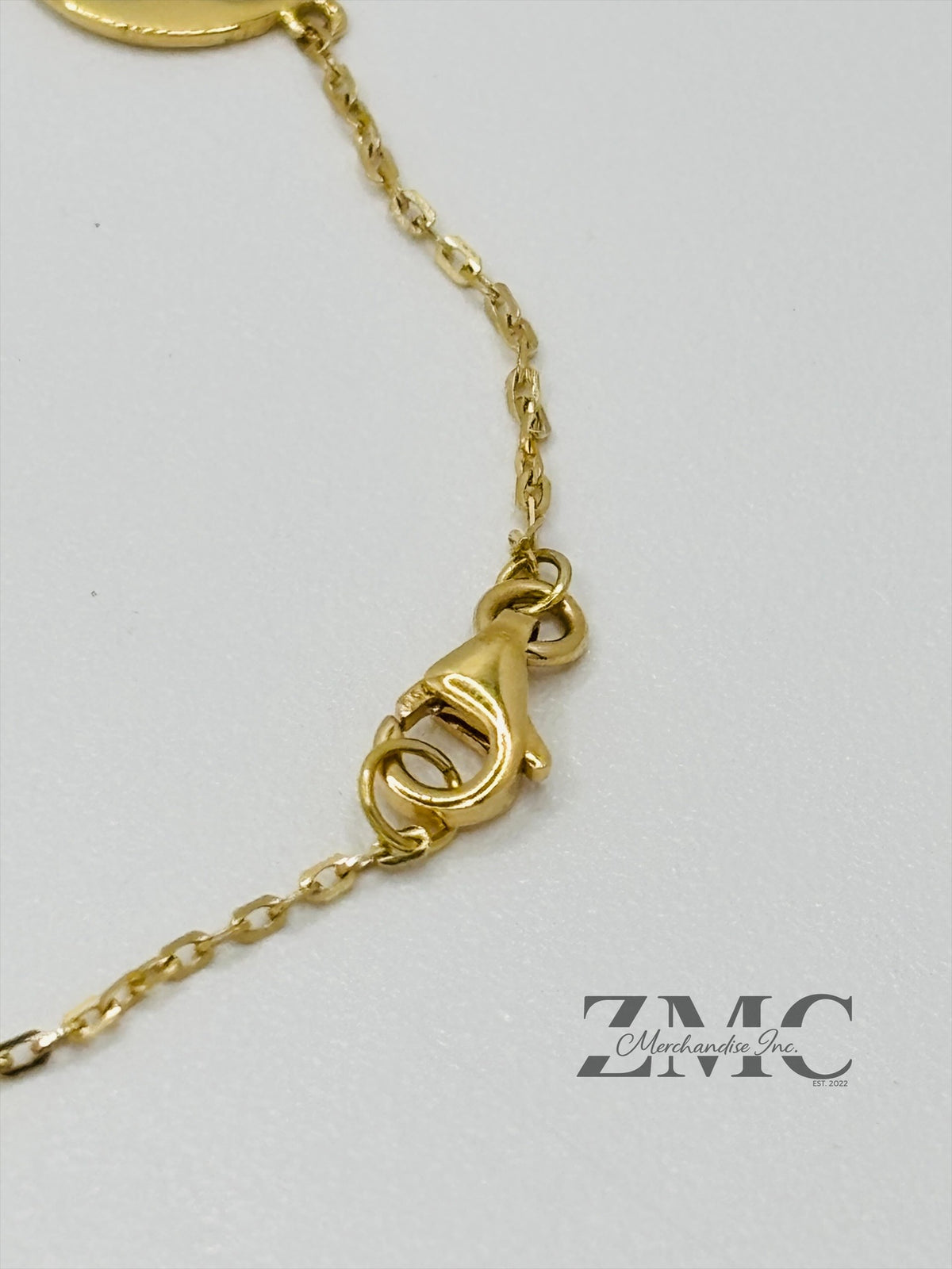 18K Gold L Blossom Bracelet