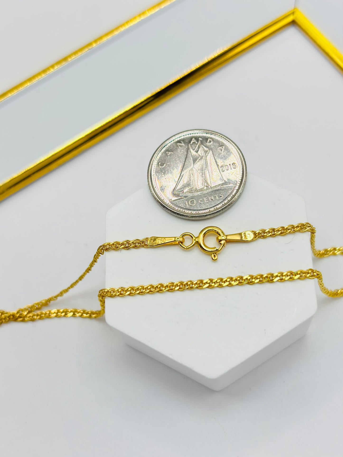 18k Gold Dragon Necklace