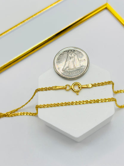 18k Gold Dragon Necklace