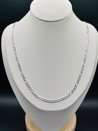 S925 Silver Figaro Chain