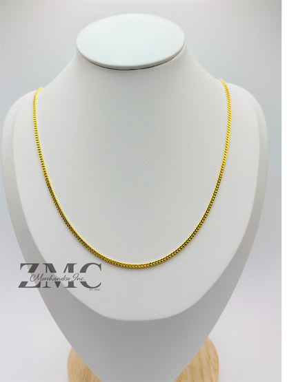18K Gold Curb Chain