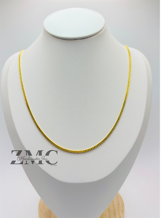 18K Gold Curb Chain