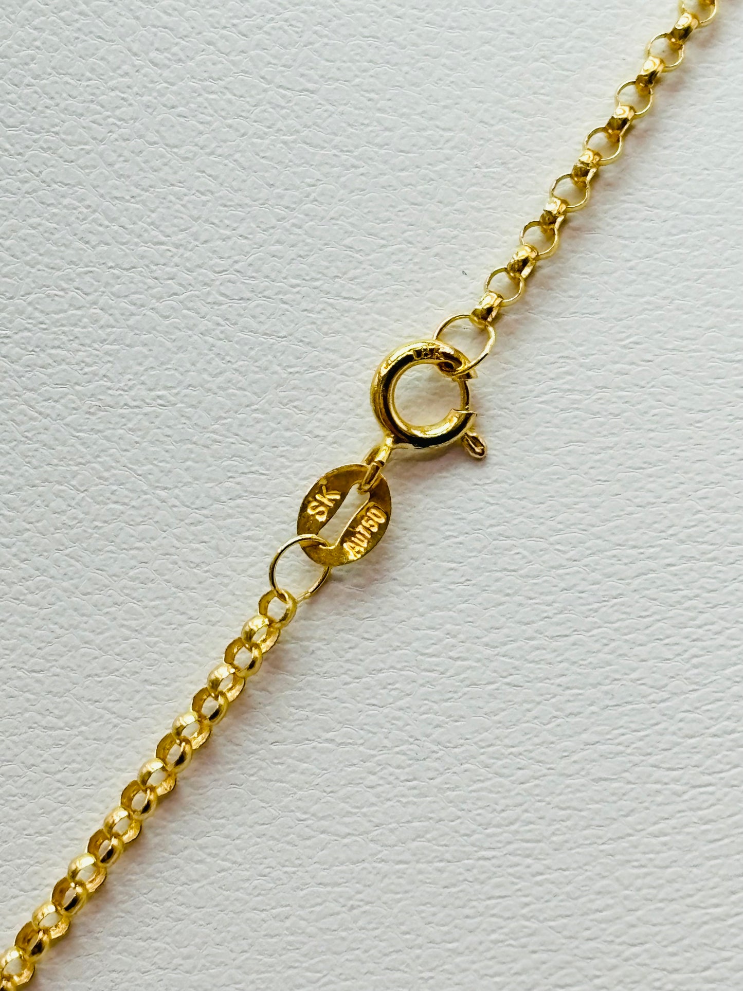 18K Gold Tauco with Gold Bar Pendant Necklace Set