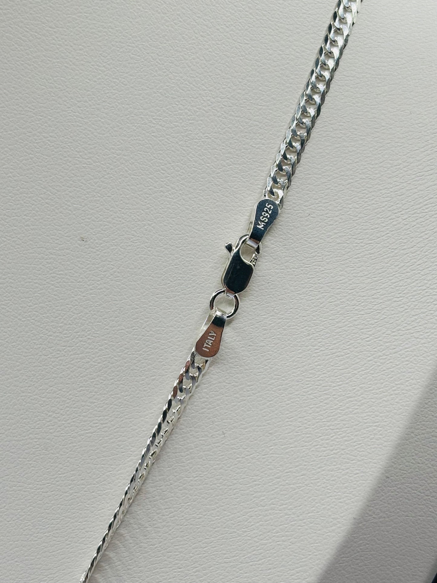 S925 Silver Big Cross Necklace