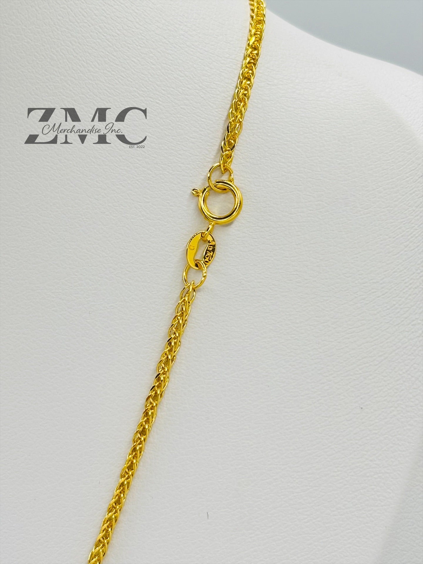18K Gold Dragon Necklace