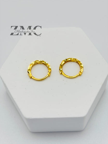 18K Gold Ear Cuff Earrings