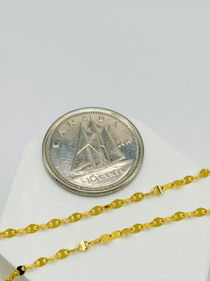 18K Gold Dancing Chain