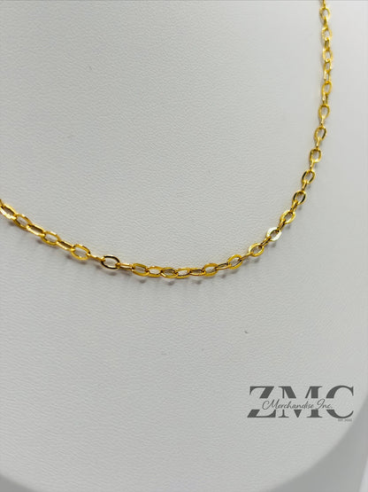 18K Gold Small Link Chain
