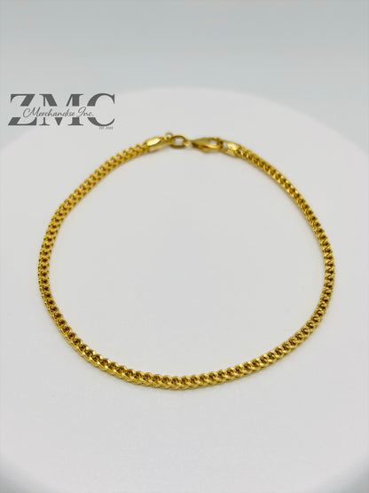 18K Gold Foxtail Bracelet