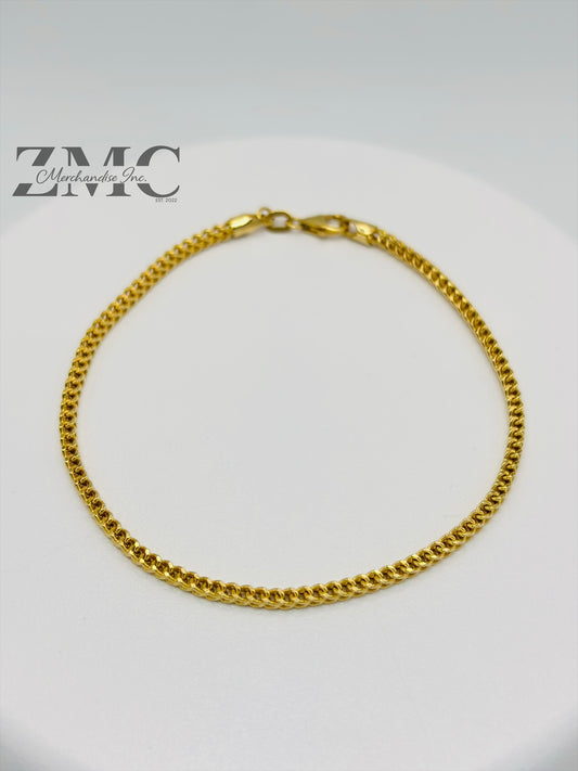 18K Gold Foxtail Bracelet