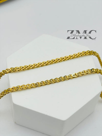 18K Gold Foxtail Chain