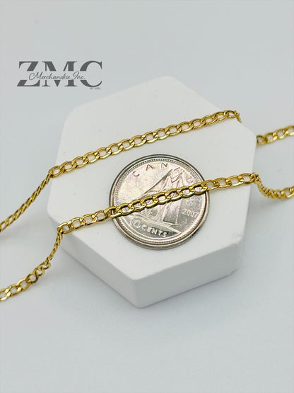 18K Gold Curb Chain