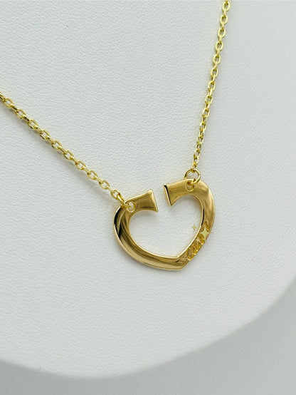 18K Gold Attached Necklace