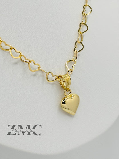 18K Gold Unlimited Heart Necklace