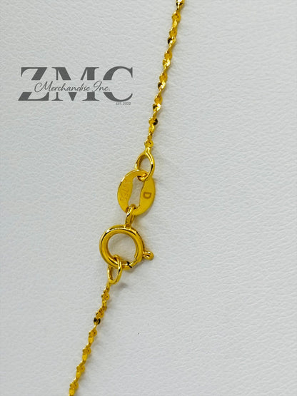 18K Gold Money Cather Necklace