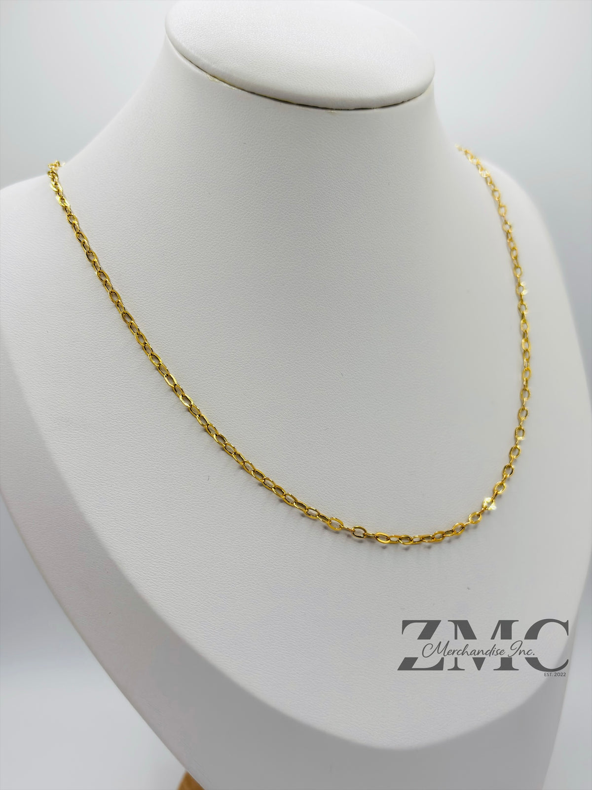 18K Gold Small Link Chain