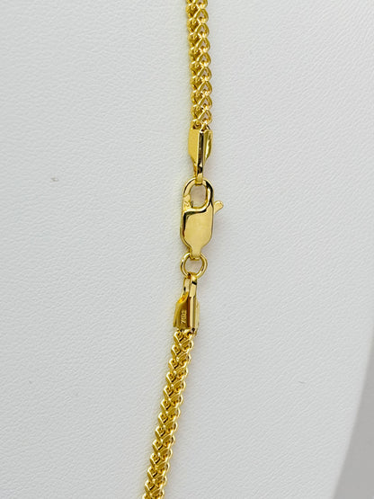 18K Gold Foxtail Dragon Necklace