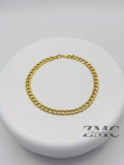 18K Gold Cadena Bracelet 4.3 mm
