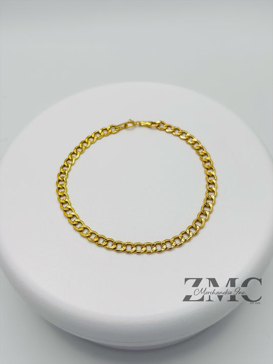 18K Gold Cadena Bracelet 4.3 mm
