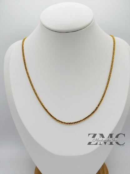 18K Gold Foxtail Chain