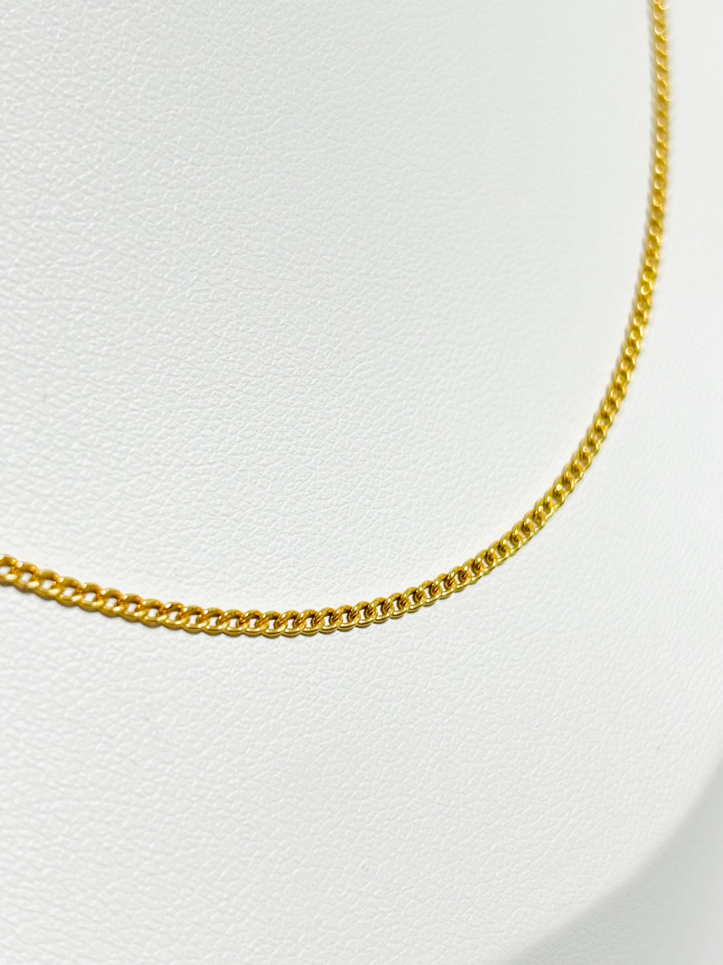 18K Gold Curb Chain