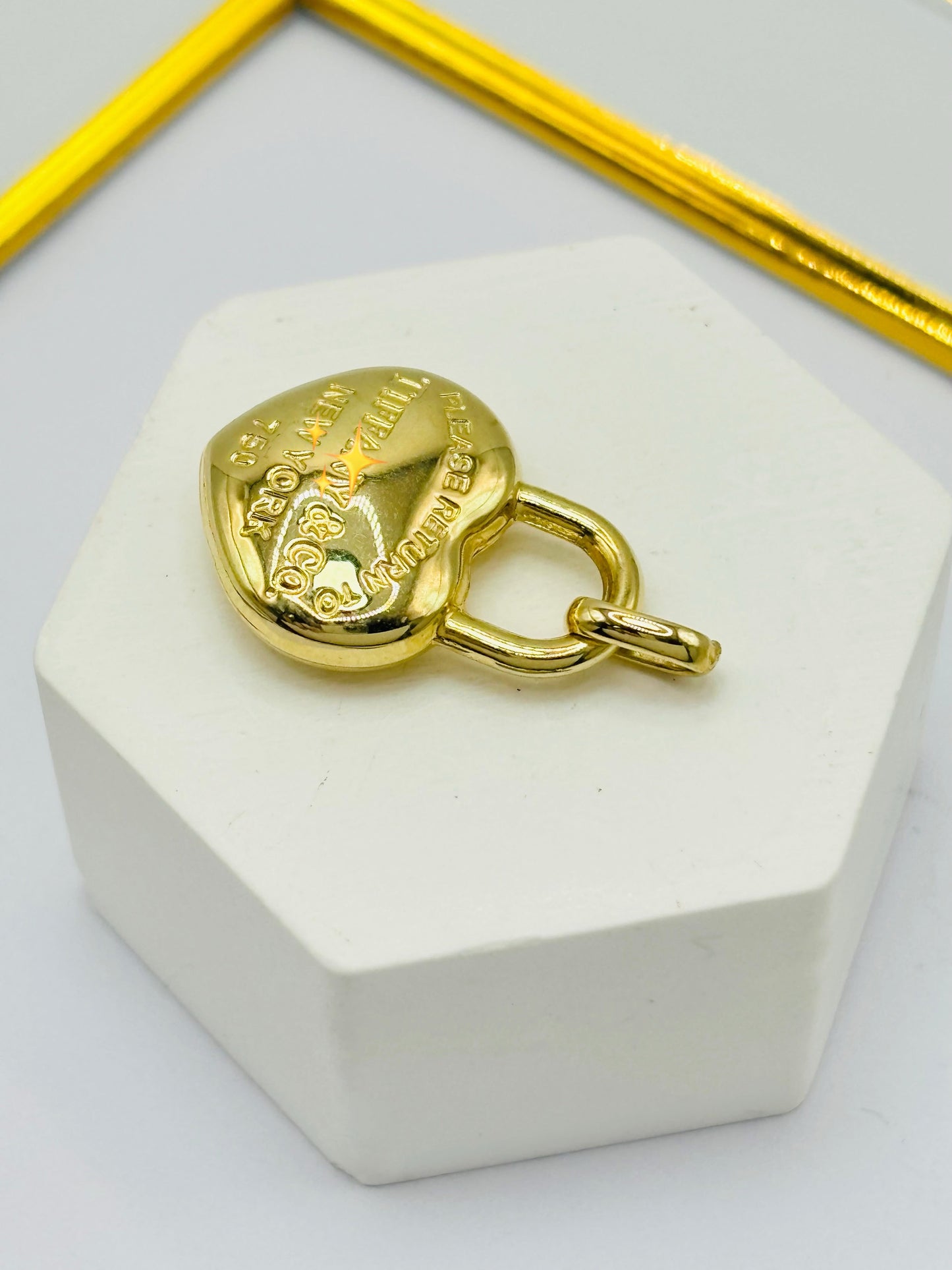 K18 Japan Gold Heart Pendant
