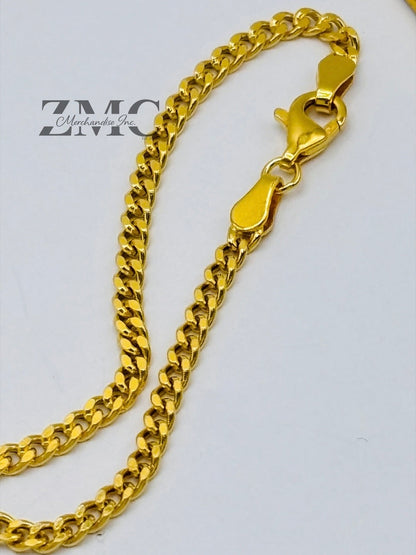 18K Gold Curb Chain