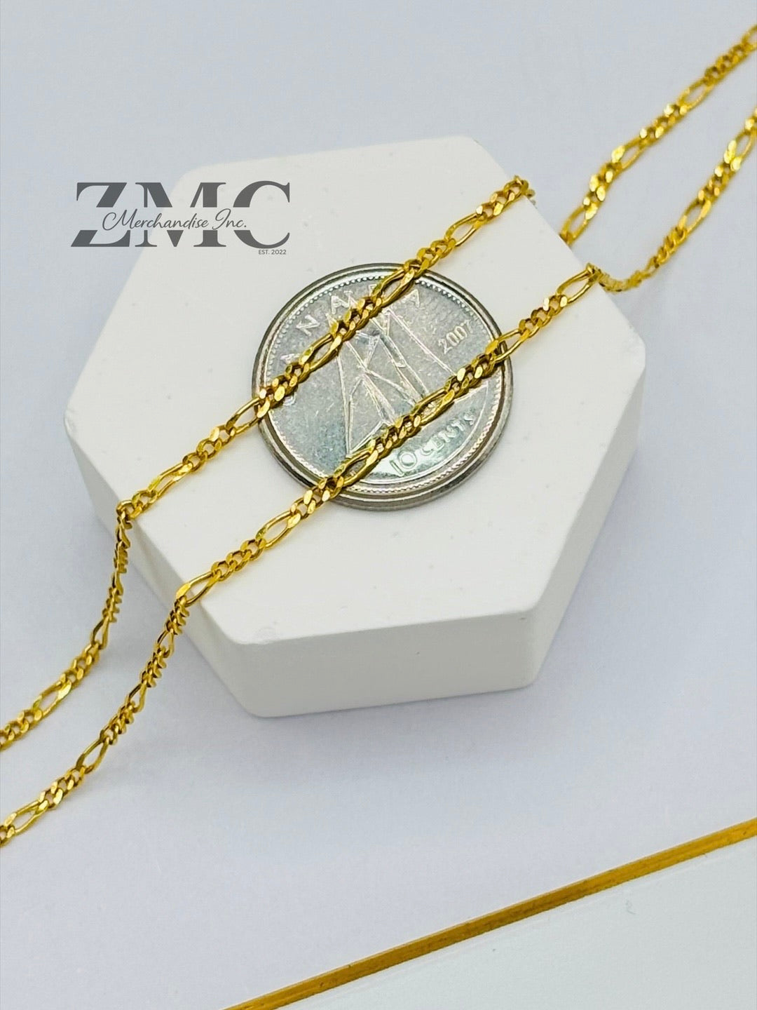 18K Gold Figaro Chain