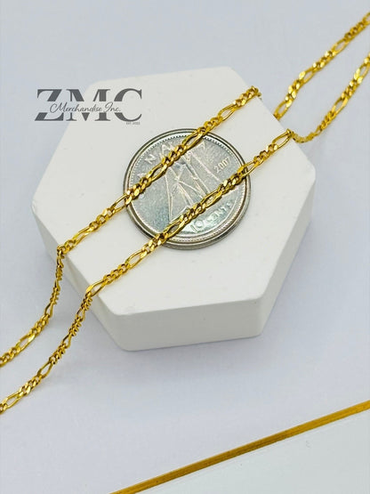 18K Gold Figaro Chain