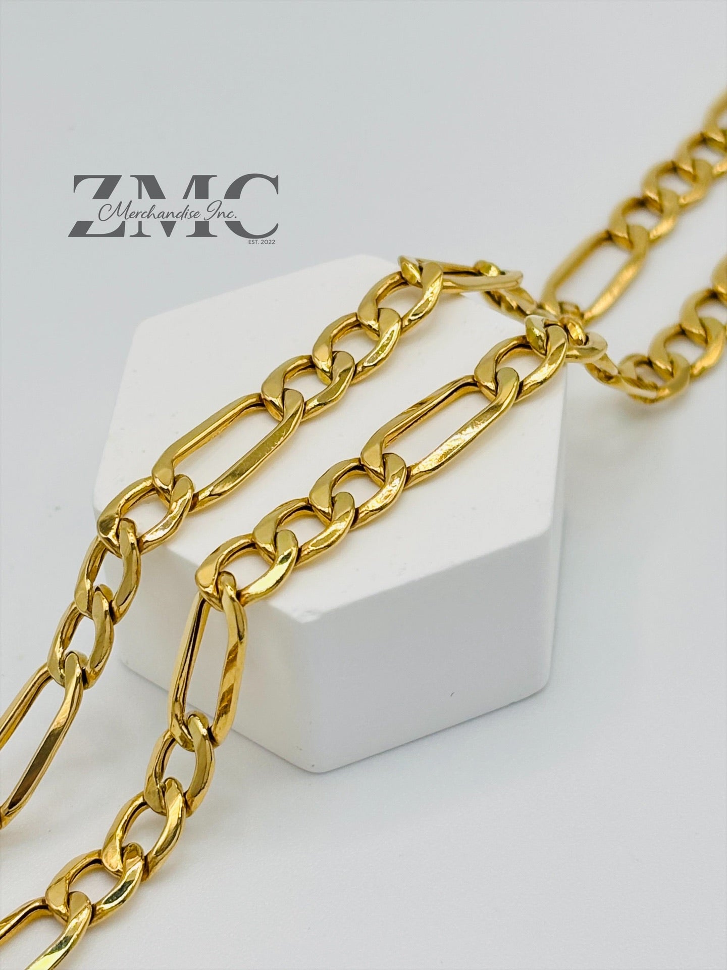 18K Gold Figaro Chain