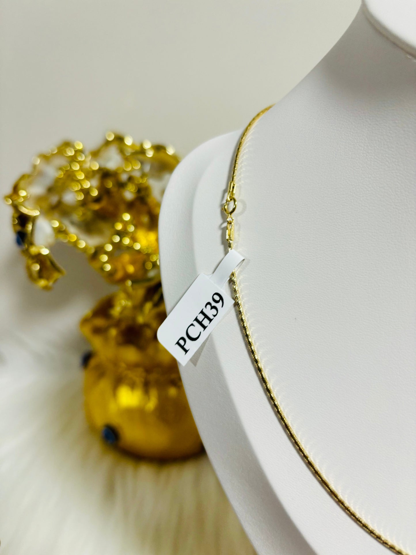18k Gold Omega Chain