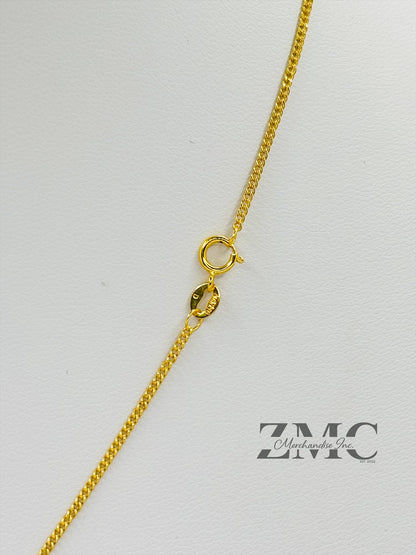 18K Gold Clover Necklace