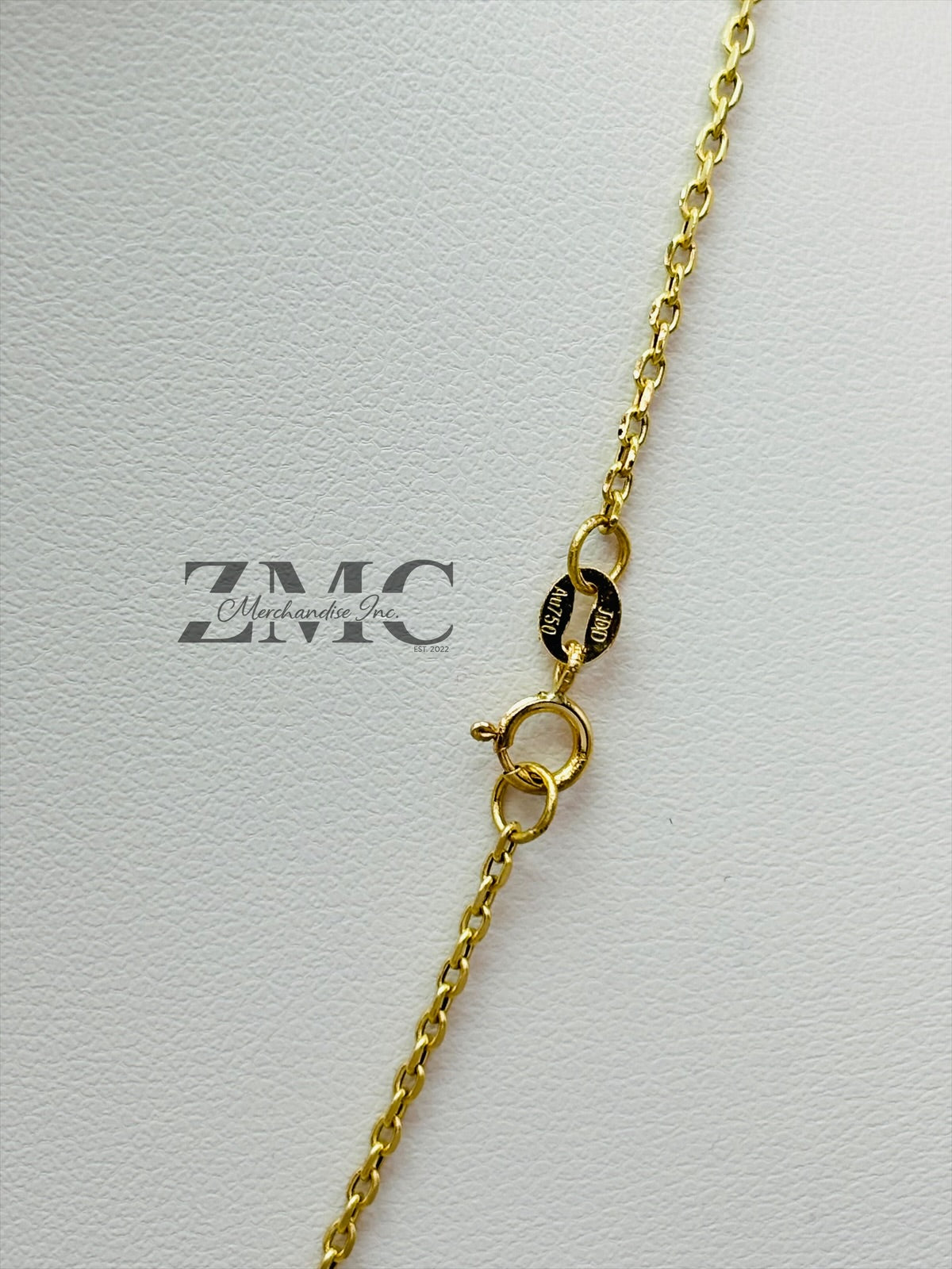 18K Gold Attached Necklace