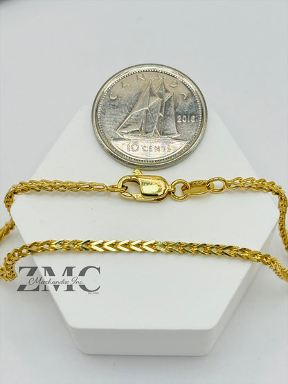 18K Gold Foxtail Chain