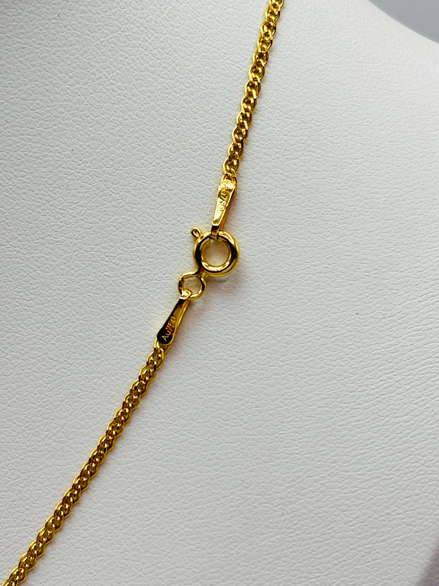 18K Gold Citrine Necklace