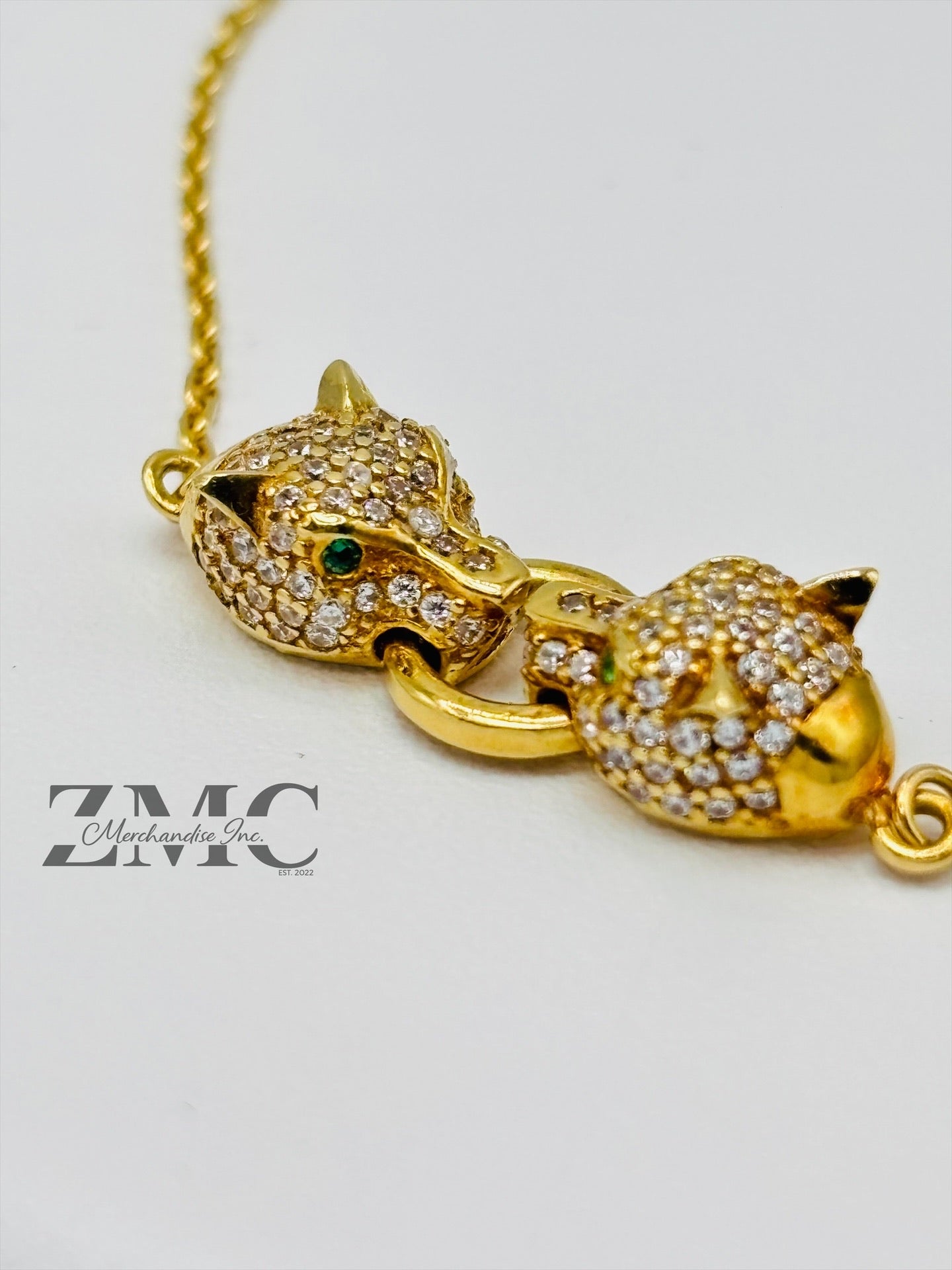 18K Gold Panther Bracelet