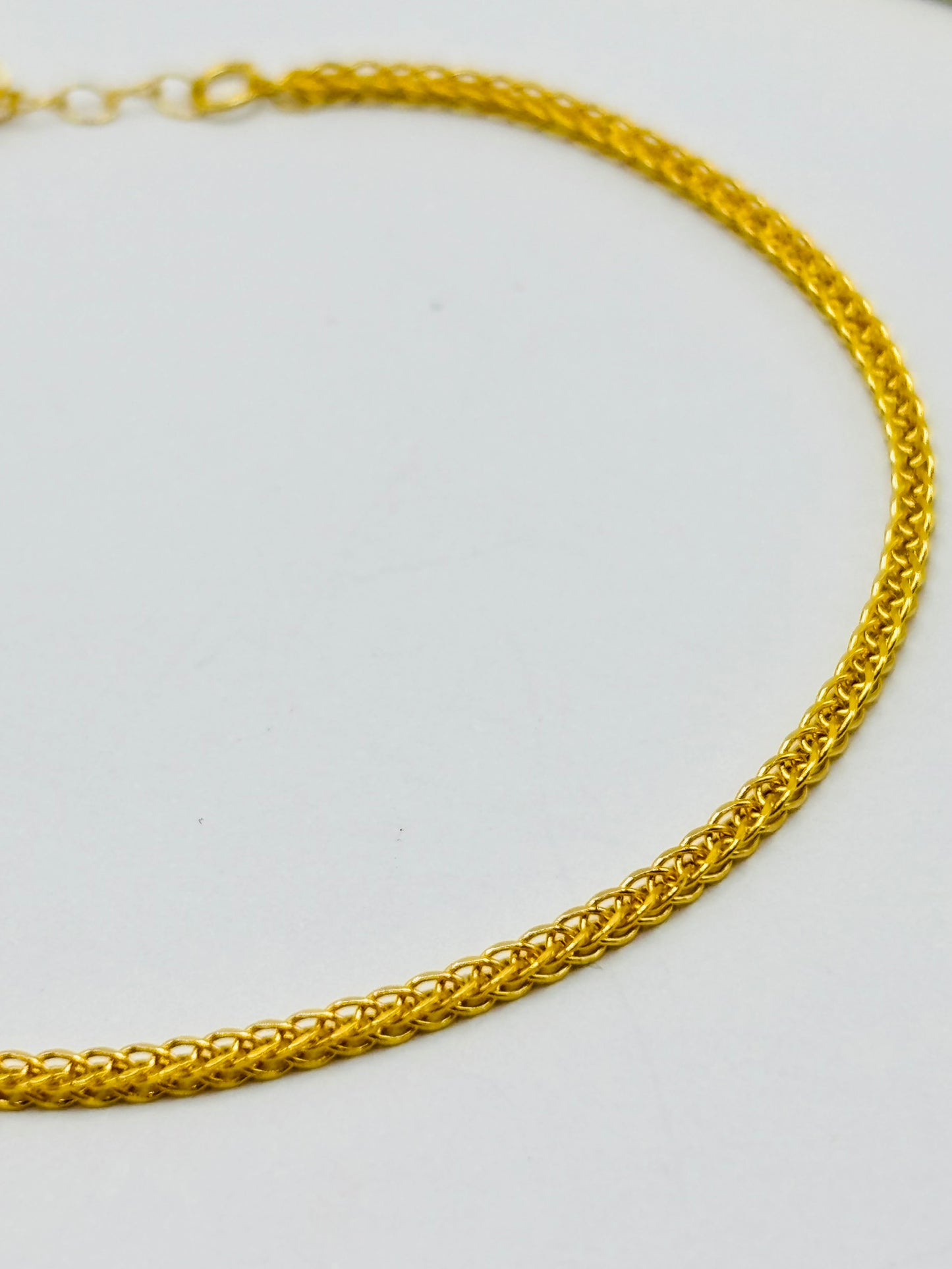 18K Gold Foxtail Bracelet