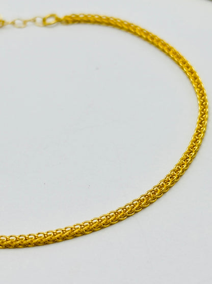 18K Gold Foxtail Bracelet