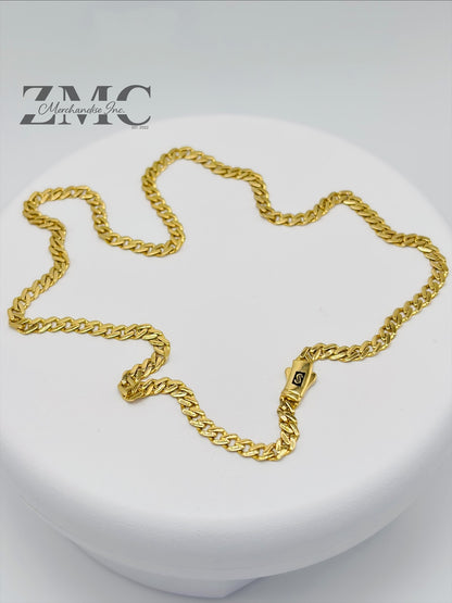 18K Gold M Chain/Necklace