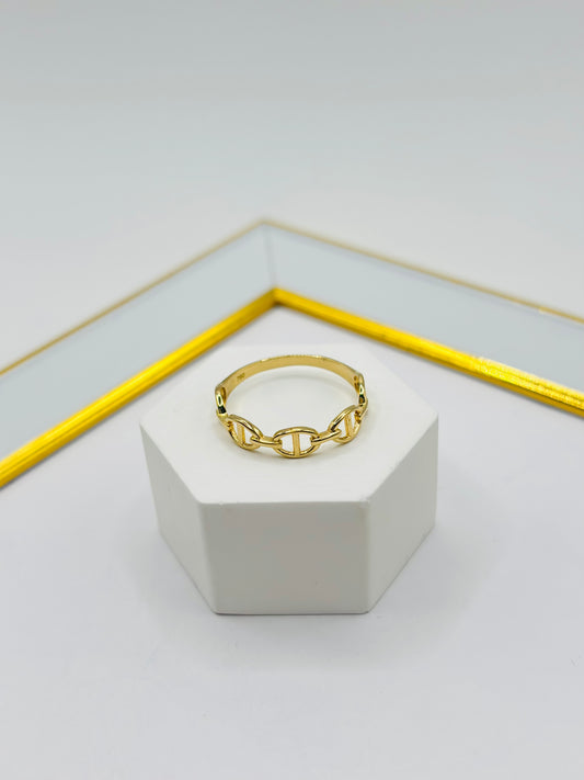 18K Gold G Ring