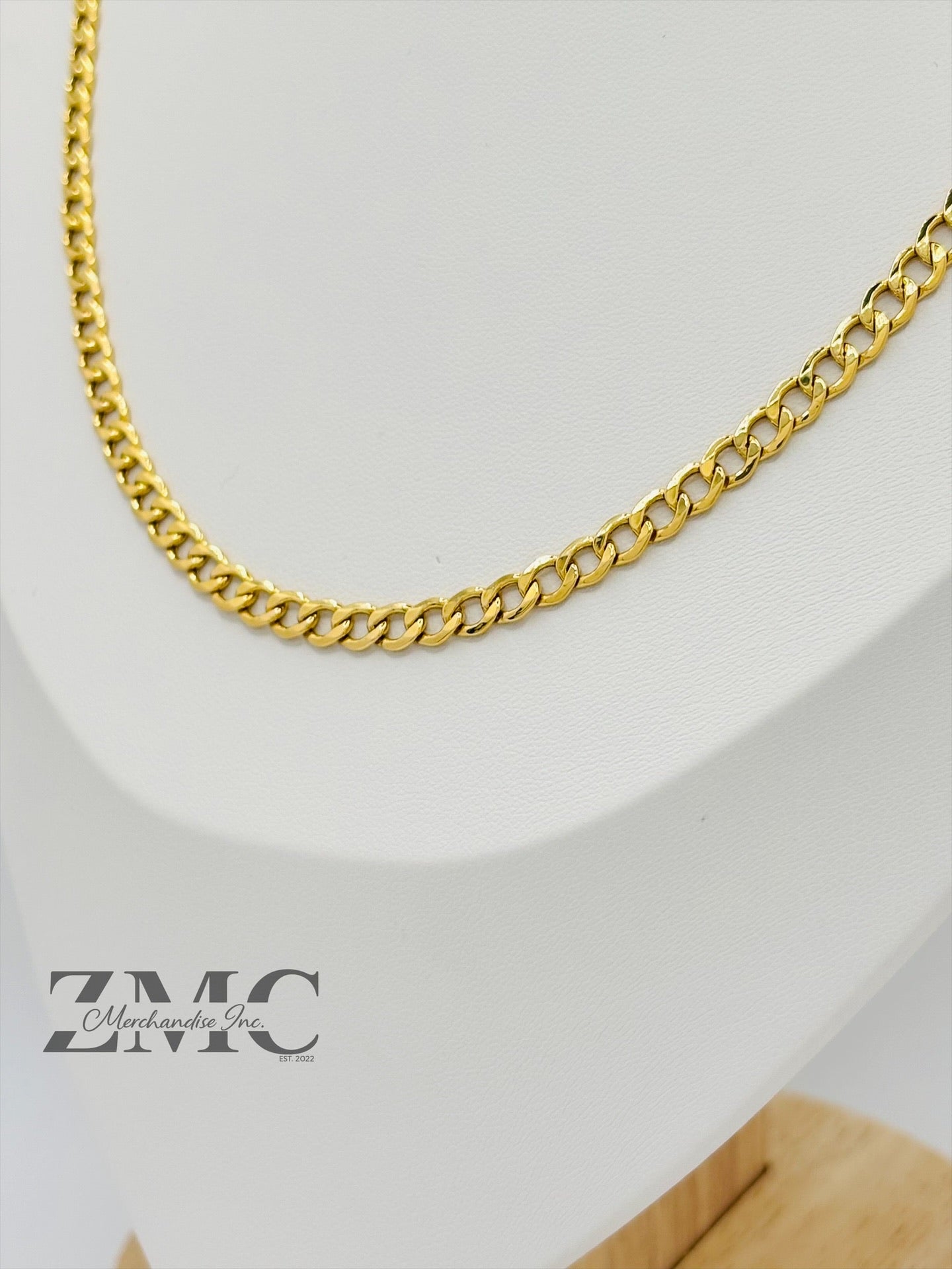 18K Gold Curb Chain