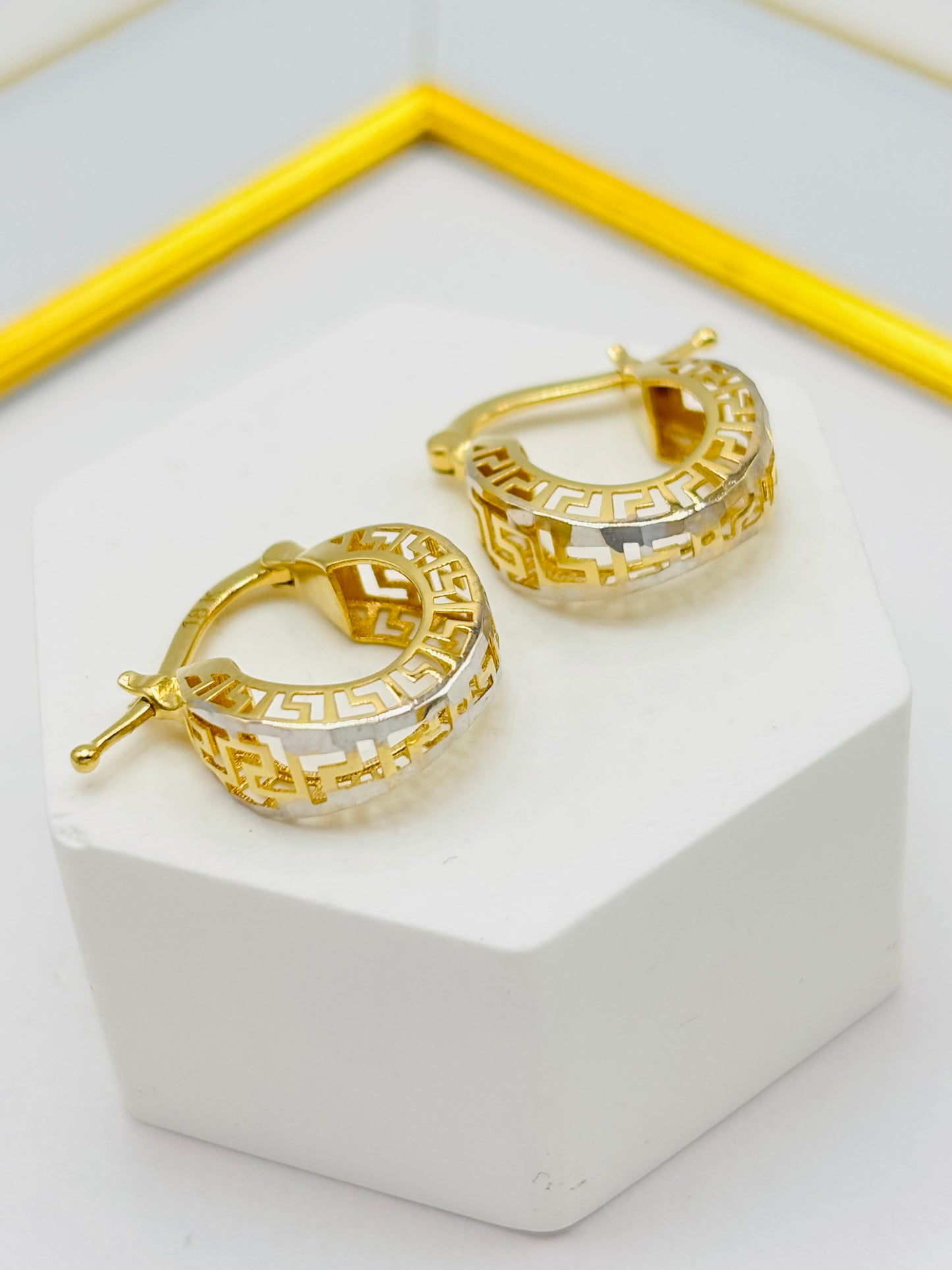 18K Gold Small Loop Earrings