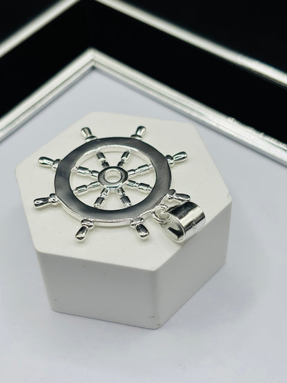 S925 Silver Helm Pendant