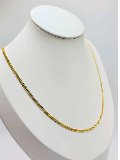 K18 Japan Gold Heartbiz Chain