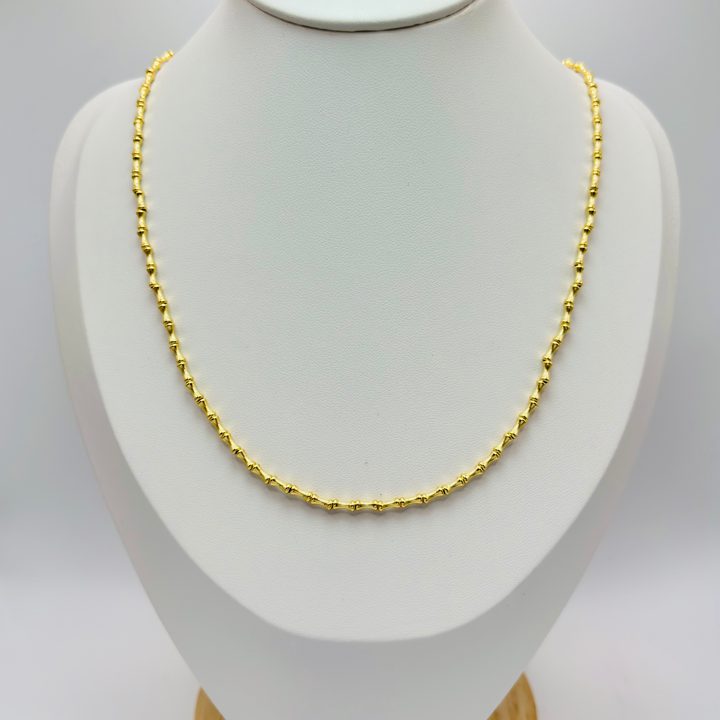 18K Gold Bamboo Chain