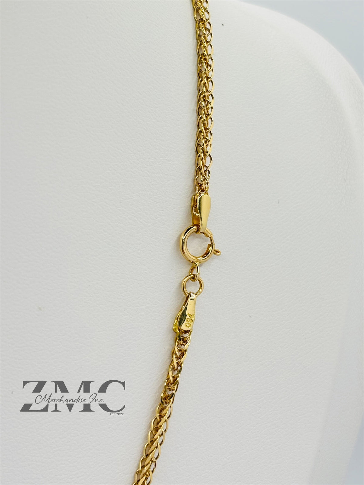 18K Gold Cross & Heart Necklace