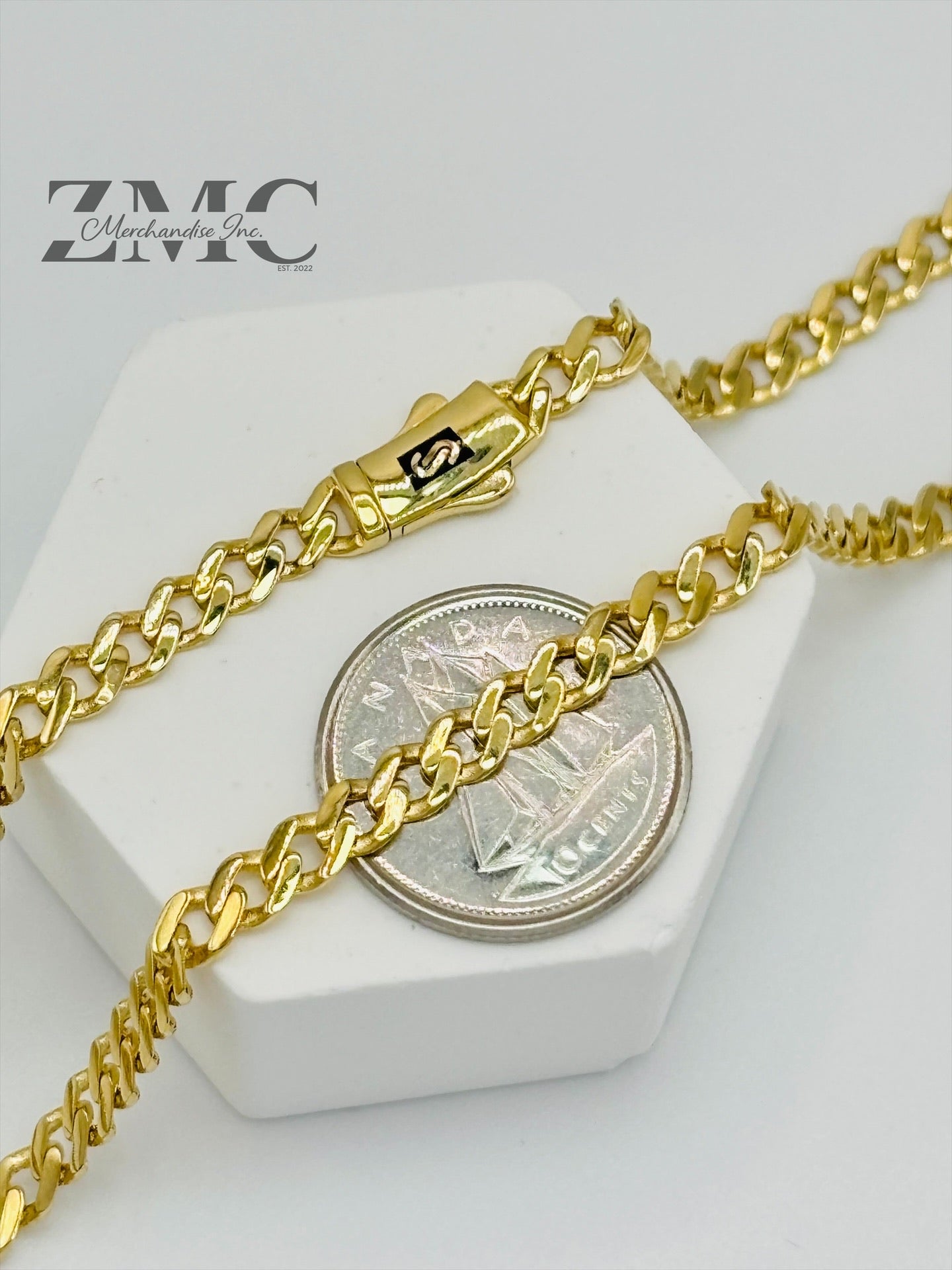 18K Gold M Chain/Necklace